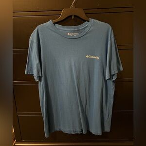 Men’s Blue Columbia T-Shirt Size L